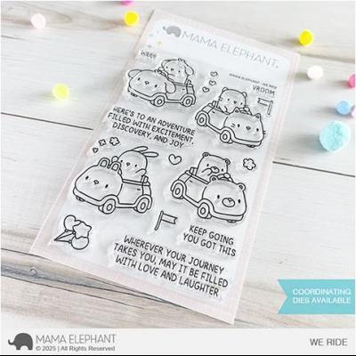 Mama Elephant Stempel - We Ride